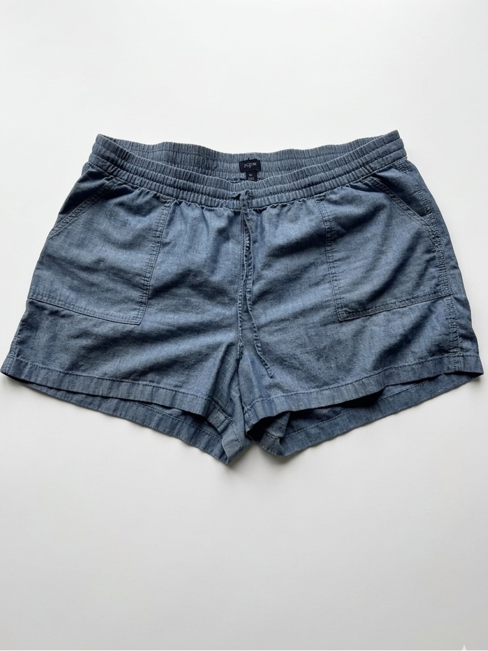 J Crew chambray denim blue shorts size XL women’s